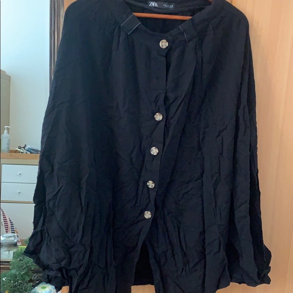 Black casual skirt